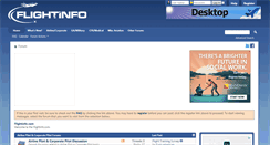 Desktop Screenshot of forums.flightinfo.com